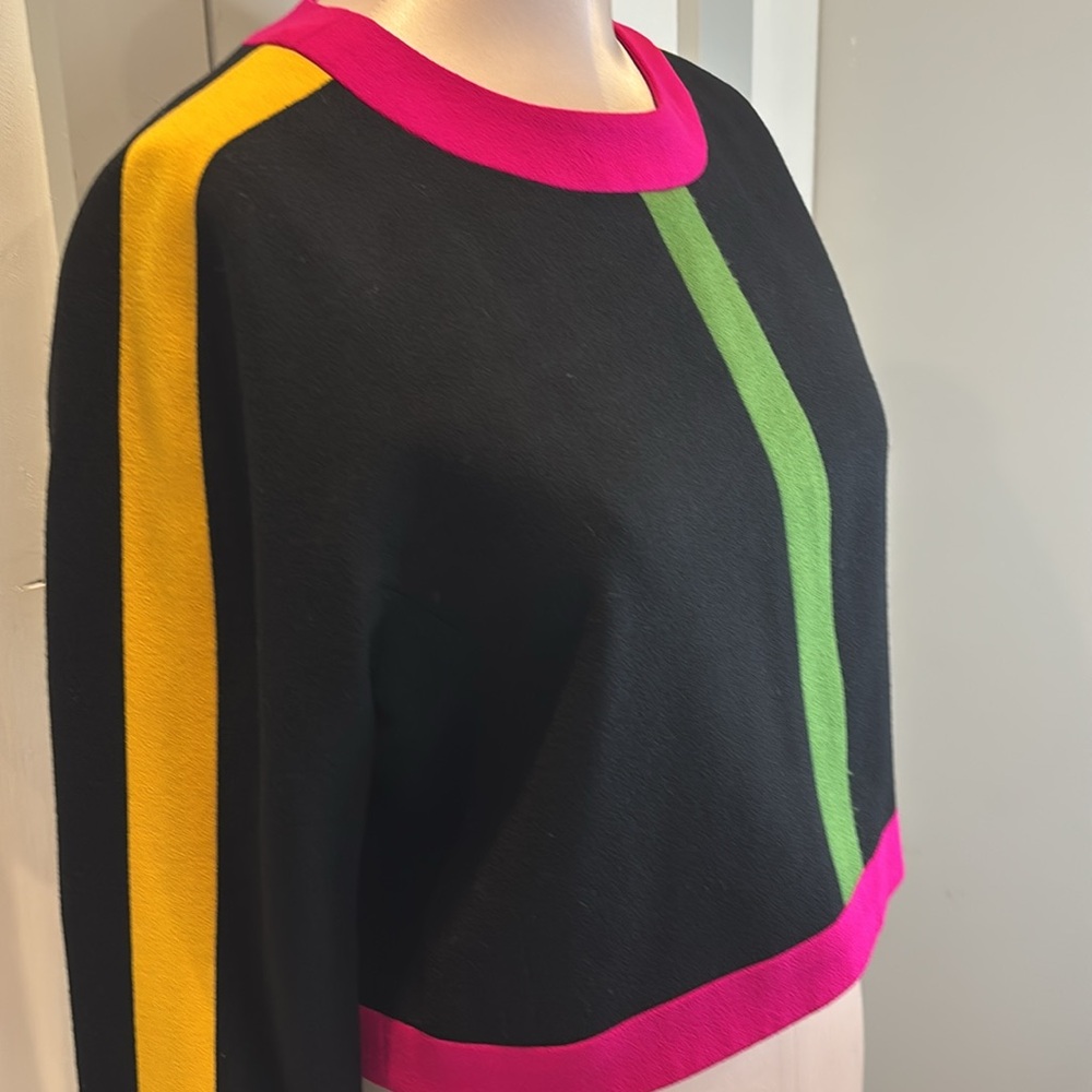 Vintage Union Made Crop Wool Jacket Constance Saunders for Richard Warren SZ 4